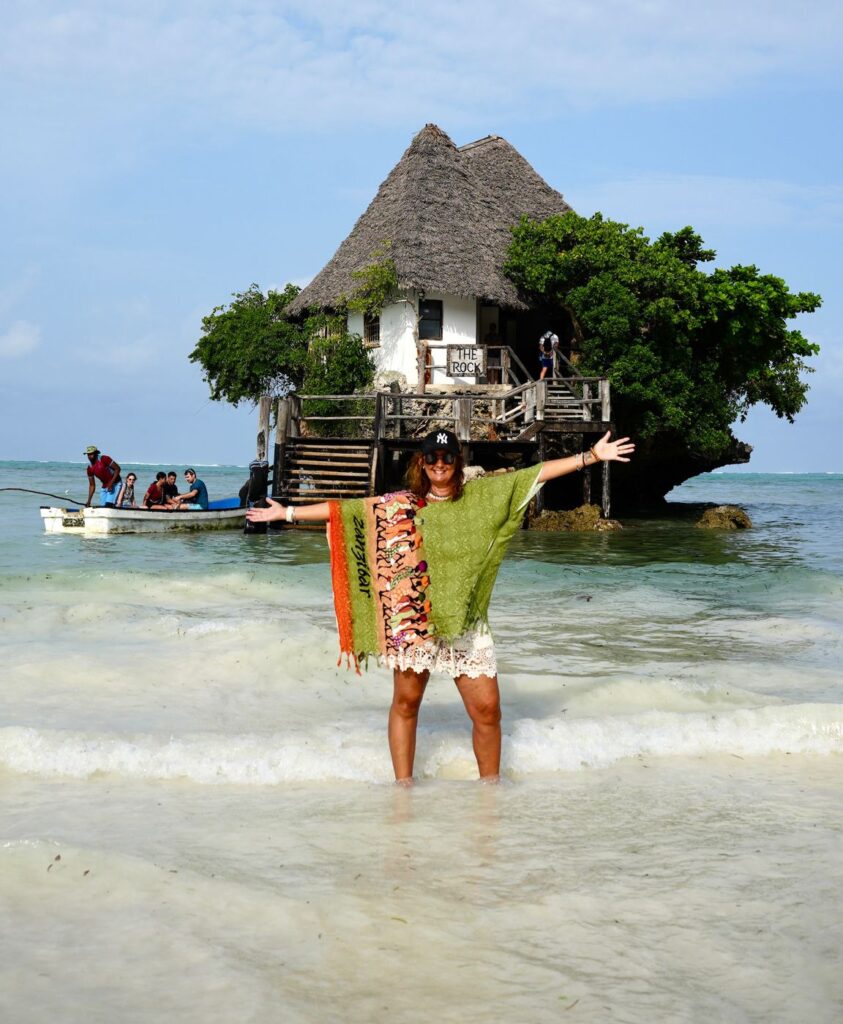 Patrícia da Roda o Leme em Zanzibar a liderar uma viagem de grupo.